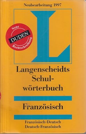 Langenscheidts Schulwörterbuch Französisch. Französisch- Deutsch. Deutsch- Französisch.