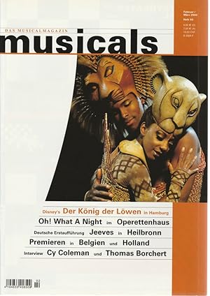 musicals Das Musicalmagazin Februar / März 2002 Heft 93