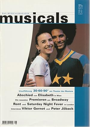 musicals Das Musicalmagazin Juni / Juli 1998 Heft 71