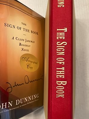 Immagine del venditore per The Sign of the Book: A Cliff Janeway Bookman Novel. SIGNED. venduto da T. Brennan Bookseller (ABAA / ILAB)