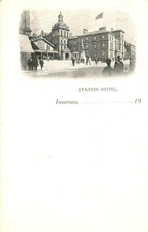 Postkarte Carte Postale 43482150 Inverness Nairn Station Hotel