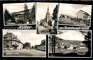 Seller image for Postkarte Carte Postale 43494784 Hilter Teutoburger Wald Wehdeberg Schule und Pfarrhaus Bielefelder Stra for sale by Versandhandel Boeger