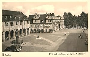 Postkarte Carte Postale 43497774 Dessau-Rosslau Schlossplatz Lustgarten Dessau-Rosslau