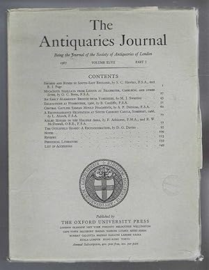 Image du vendeur pour The Antiquaries Journal, Being the Journal of The Society of Antiquaries of London, Volume XLVII, 1967, Part I mis en vente par Bailgate Books Ltd