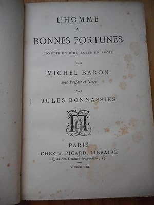 Seller image for L'homme a bonnes fortunes for sale by Frederic Delbos