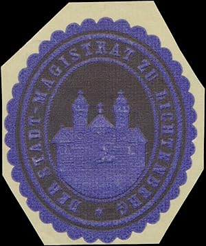 Bild des Verkufers fr Siegelmarke Der Stadt-Magistrat zu Lichtenberg zum Verkauf von Veikkos