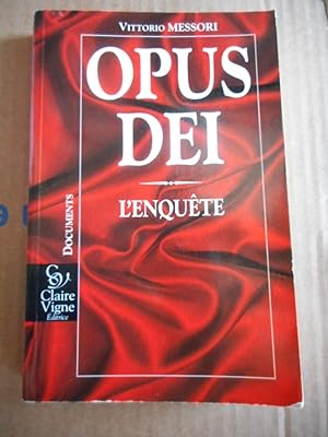 Bild des Verkufers fr Opus Dei - L'enquete zum Verkauf von Frederic Delbos