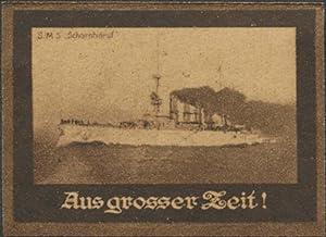 Seller image for Reklamemarke Aus grosser Zeit - S.M.S. Scharnhorst for sale by Veikkos