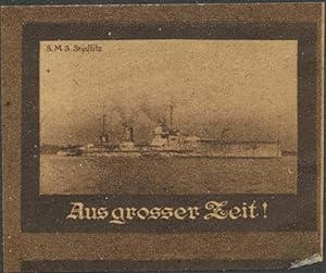 Seller image for Reklamemarke Aus grosser Zeit - S.M.S. Seydlitz for sale by Veikkos