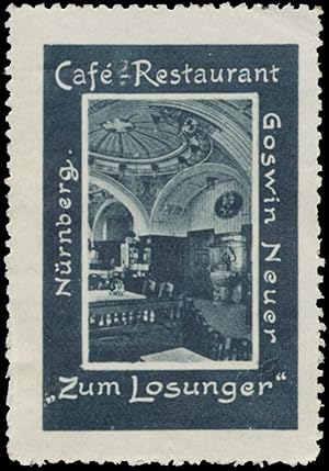 Imagen del vendedor de Reklamemarke Restaurant zum Losunger a la venta por Veikkos