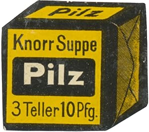 Bild des Verkufers fr Reklamemarke Knorr Pilz Suppe zum Verkauf von Veikkos