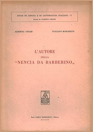 Immagine del venditore per L'autore della "Nencia da Barberino venduto da Di Mano in Mano Soc. Coop