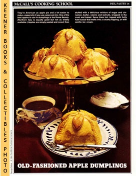 McCall's Cooking School Recipe Card: Pies, Pastry 18 - Apple Dumplings With Hard Sauce : Replacem...