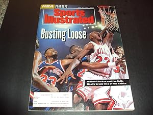 Sports Illustrated May 25 1992 Michael Jordan Bulls Busting Loose of Knicks