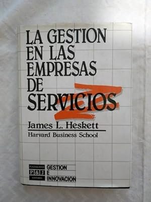 Seller image for La gestion en las empresas de servicios for sale by Libros Ambig