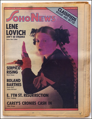 Seller image for SoHo News, Vol. 7, No. 27 (April 2 - 8, 1980) for sale by Specific Object / David Platzker