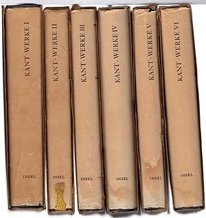 Immanuel Kant: Werke in sechs Bänden Volume I, II, III, IV, V, VI