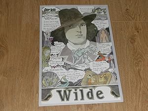 Oscar Wilde, Irish Poet & Writer, Large colour Poster.