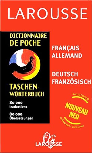 Dictionnaire de poche : Allemand/français, français/allemand
