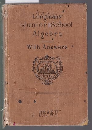 Longman's Junior School Algebra