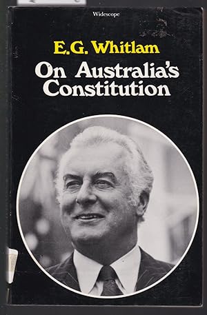 Seller image for On Australia's Constitution for sale by Laura Books