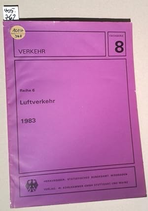 Immagine del venditore per Luftverkehr - 1983 - (Reihe 6) venduto da BuchKunst-Usedom / Kunsthalle