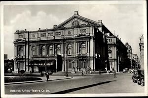 Ansichtskarte / Postkarte Buenos Aires Argentinien, Teatro Colón