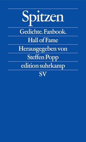 Bild des Verkufers fr Spitzen Gedichte. Fanbook. Hall of Fame zum Verkauf von antiquariat rotschildt, Per Jendryschik