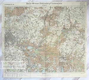 Berlin Wriezen Schöneberg Fürstenwalde - Einheitsblatt Nr 65.