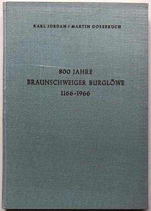 Bild des Verkufers fr 800 Jahre Braunschweiger Burglwe. 1166 - 1966. zum Verkauf von Antiquariat Lohmann