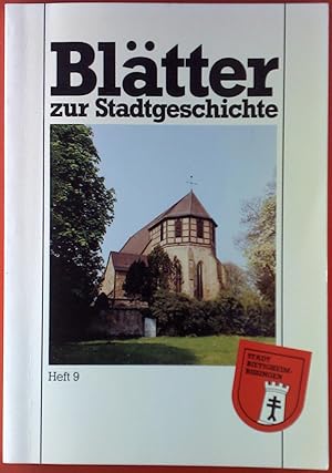 Seller image for Bltter zur Stadtgeschichte Heft 9. for sale by biblion2
