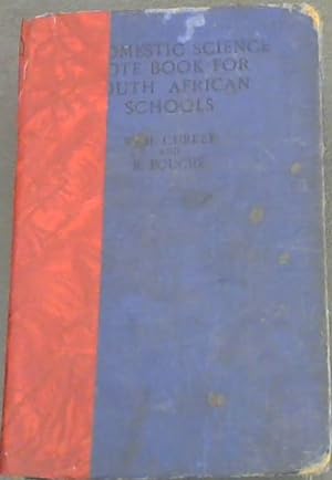 Seller image for A Domestic Science Note Book for South African Schools for sale by Chapter 1