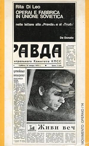 Bild des Verkufers fr Operai e fabbrica in Unione Sovietica nelle lettere alla Pravda e al Trud zum Verkauf von Studio Bibliografico Marini