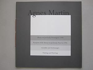 Agnes Martin - Alexej von Jawlensky-Preisträgerin 1990 Gemälde und Zeichnungen / Recipient of the...