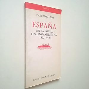 Imagen del vendedor de Espaa en la poesa hispanoamericana (1892-1975) a la venta por MAUTALOS LIBRERA