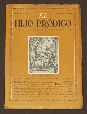 Immagine del venditore per El Hijo Prdigo. Revista Literaria. Nm. 33. Diciembre de 1945 venduto da Librera Urbe