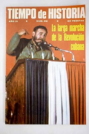 Immagine del venditore per TIEMPO DE HISTORIA. AO III, N.25:: Viva Puerto Rico yanki!; ?La espada negra?: Una fotonovela de la Historia; Canciones para antes de una ruptura; ?Julio Csar? y la lucha por el poder; Al-Andalus: Hace mil aos; ?Negaciones?: Nuevo instrumento crtico; El carlismo gallego; La Enseanza durante la II Repblica; A los sesenta aos de su nacimiento: La subversin dadasta; Espaa 1946; En las sombras de la ?guerra fra?: Gehlen, ?maestro de espas?; Esplendor y decadencia de Monforte de Lemos; En el centenario de su nacimiento: La poesa antiseorial de Ramn Cabanillas; Padre de la novela ertica espaola: Por qu se suicid Felipe Trigo?; Noticia de Felipe Trigo; 1876-1973: Pau Casals, un msico y una actitud; Al final de una gloriosa conmemoracin: La Institucin Libre de Enseanza; Me venduto da Alcan Libros