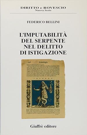 Immagine del venditore per L'imputabilit del serpente nel delitto di istigazione venduto da FABRISLIBRIS