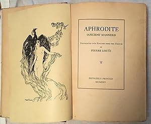 Aphrodite (Ancient Manners) Privately printed