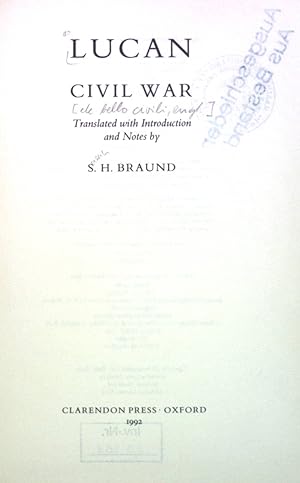 Seller image for Civil War. for sale by books4less (Versandantiquariat Petra Gros GmbH & Co. KG)