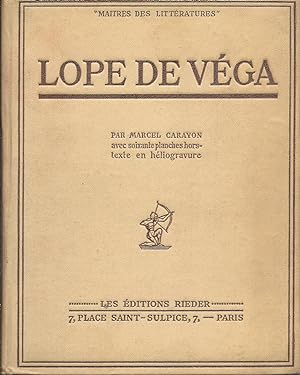 Seller image for Lope de Vga COMME NEUF for sale by Charles Lewis Best Booksellers