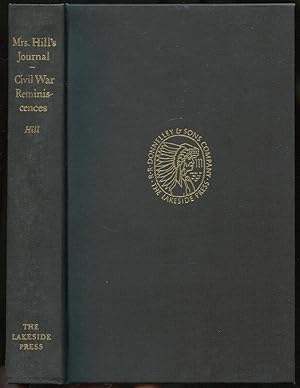 Bild des Verkufers fr Mrs. Hill's: Civil War Reminiscences zum Verkauf von Between the Covers-Rare Books, Inc. ABAA
