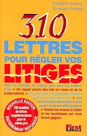 310 lettres pour régler vos litiges