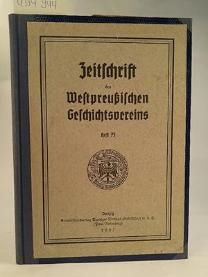 Seller image for Zeitschrift des Westpreuischen Geschichtsvereins. Heft 73. for sale by ANTIQUARIAT Franke BRUDDENBOOKS