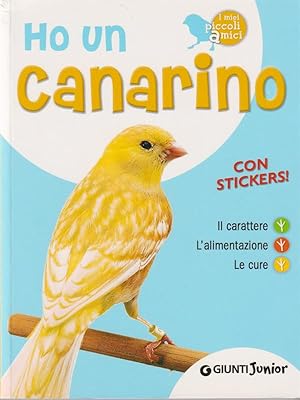Seller image for Ho un canarino. Il carattere, l'alimentazione, le cure. Con adesivi for sale by Librodifaccia