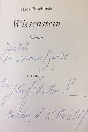 Bild des Verkufers fr Wiesenstein. Roman. zum Verkauf von Bhrnheims Literatursalon GmbH
