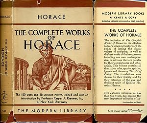 Immagine del venditore per THE COMPLETE WORKS OF HORACE (ML# 141.2, STATED FIRST MODERN LIBRARY EDITION, 1936) venduto da Shepardson Bookstall