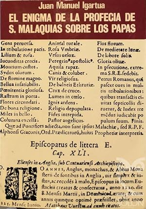 Imagen del vendedor de El enigma de la profeca de S. Malaquas sobre los papas a la venta por LIBRERA SOLN