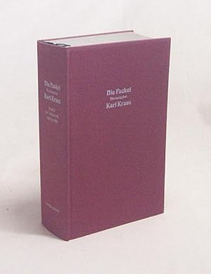 Imagen del vendedor de Die Fackel : Bd. 3, Nr. 118 bis 178 : Okt. 1902 bis Mrz 1905 / Hrsg.: Karl Kraus a la venta por Versandantiquariat Buchegger