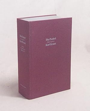 Imagen del vendedor de Die Fackel : Bd. 5, Nr. 250 bis 320 : April 1908 bis Mrz 1911 / Hrsg.: Karl Kraus a la venta por Versandantiquariat Buchegger